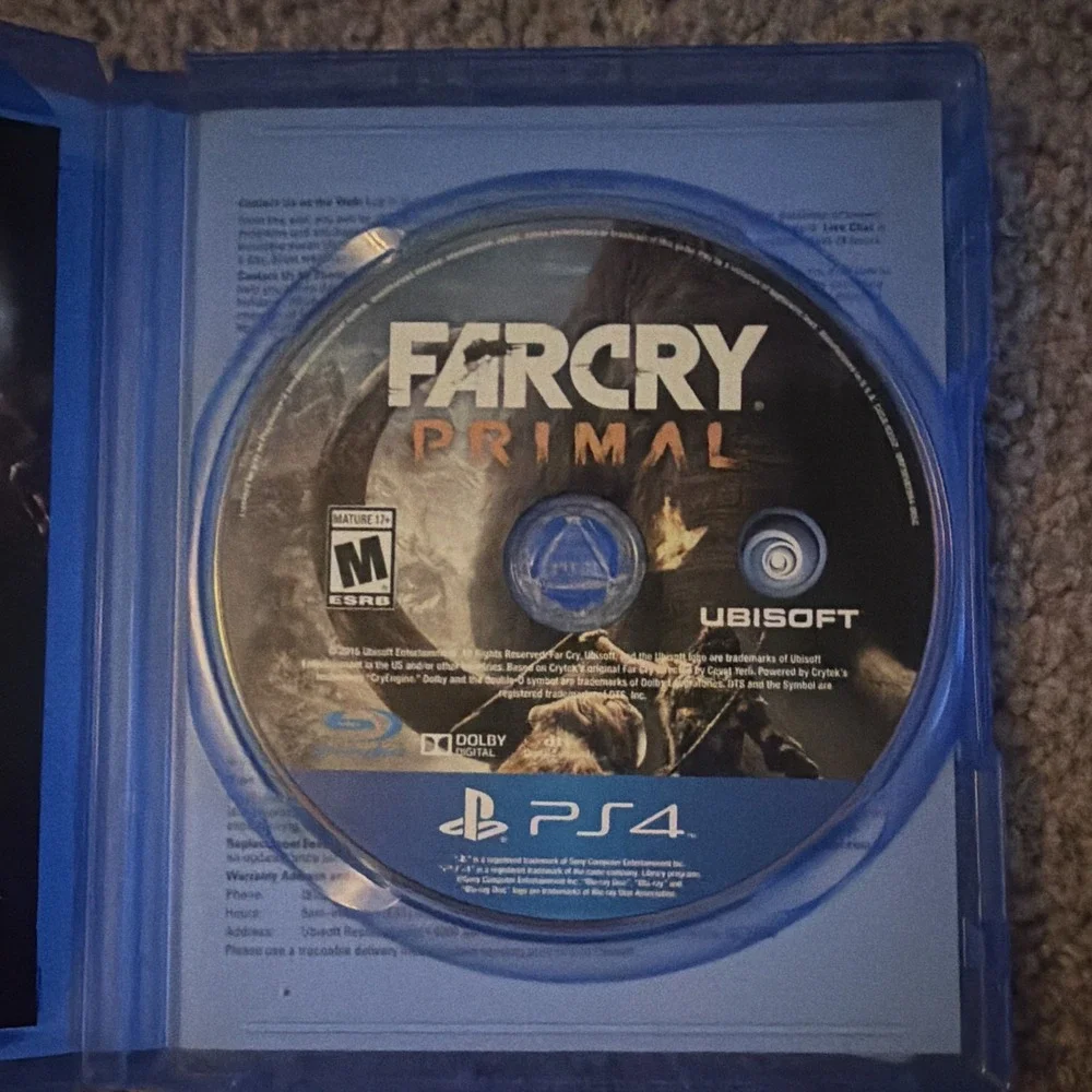 Far Cry 5 + Far Cry Primal PS4 Game Lot Bundle Complete Ubisoft PlayStation 4